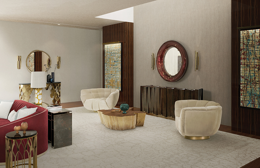 25 Best Interior Design Projects To Spark Your Living Room ➤ To see more news about the Interior Design Shops in the world visit us at http://www.bestdesignprojects.com #interiordesign #homedecorideas #luxurybrands @BestDesignProj @koket @bocadolobo @delightfulll @brabbu @essentialhomeeu @circudesign @mvalentinabath @luxxu @covethouse_