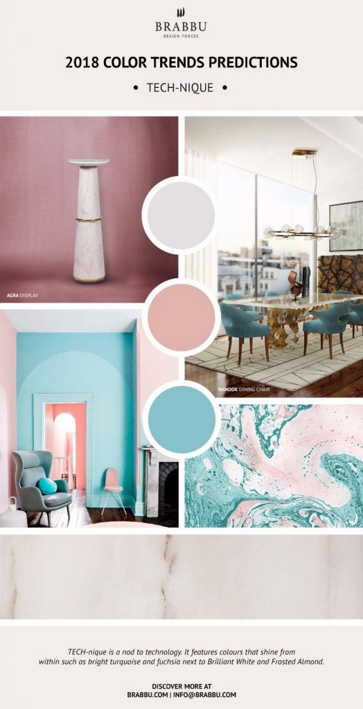 Be Inspired By Pantone 2018 Color Trends For Your Next Design Project ➤ To see more news about the Best Design Projects in the world visit us at http://www.bestdesignprojects.com #homedecor #interiordesign #bestdesignprojects @bocadolobo @delightfulll @brabbu @essentialhomeeu @circudesign @mvalentinabath @luxxu @covethouse_