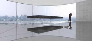 magnetic floating bed