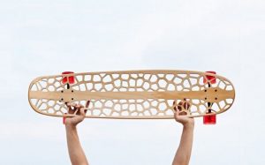 7th-Edition-of-Rio+Design-At-Fuori-Salone-2015-Technology-and-Sustainability-Voronoi-Skateboard-Organic